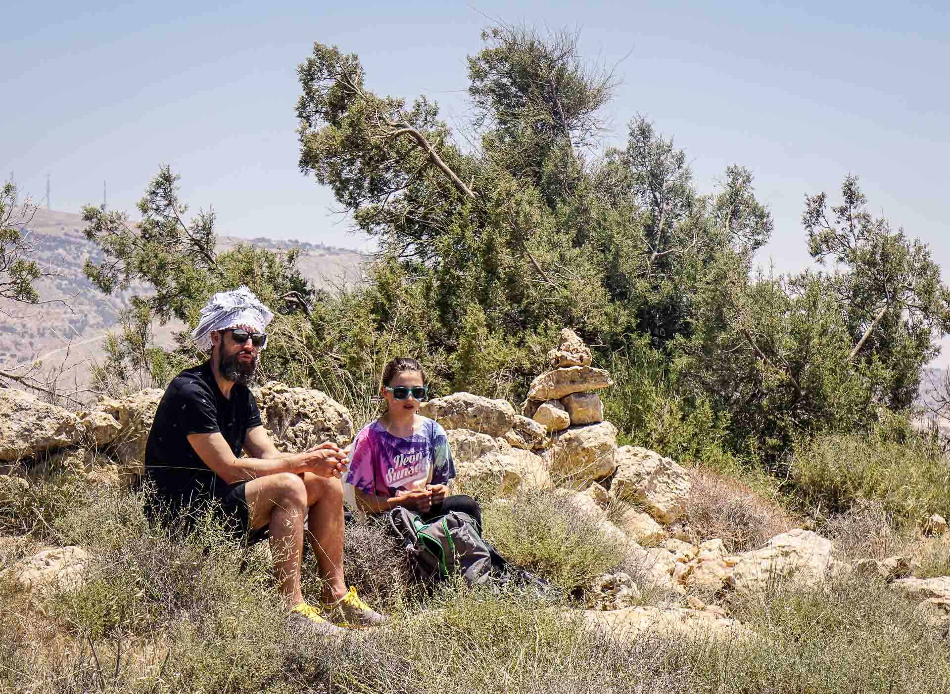 Jordanien mit Kind Dana Nature Reserve Wandern